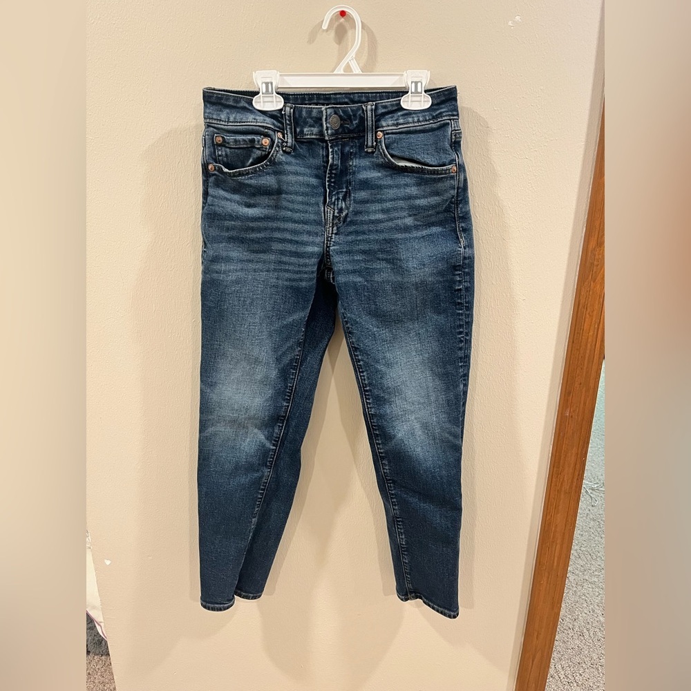 American Eagle Men’s Airflex+ Skinny Jeans Blue Wash 26x28